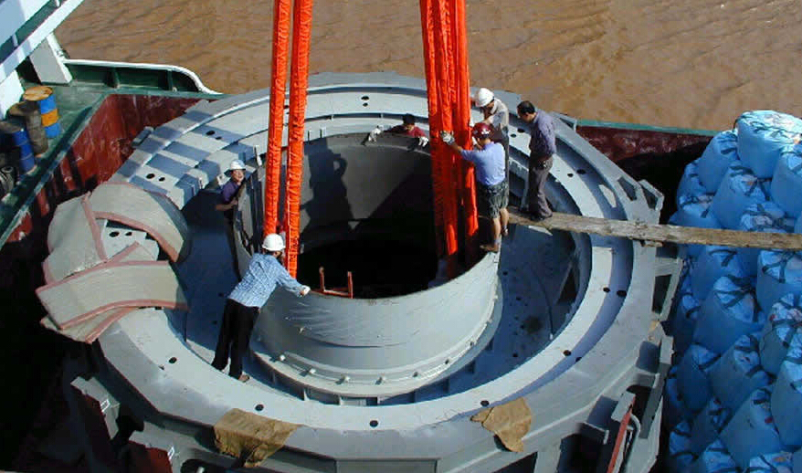 巨力吊装带在三峡工程中吊装大吨位机组